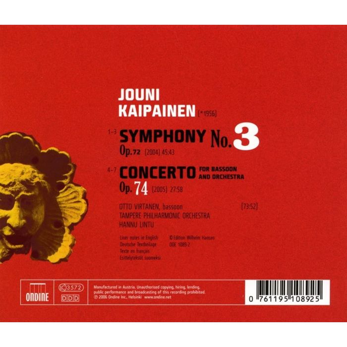 Kaipainen: Symphony No. 3 - slide-1