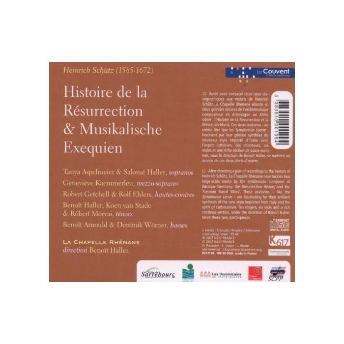Histoire de la Resurrection & Musikalische Exequien - slide-1