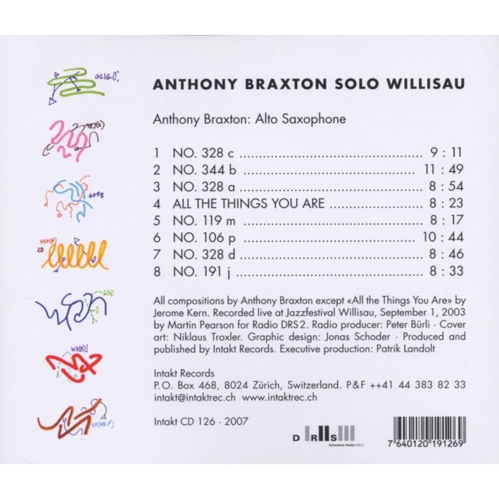 Anthony Braxton: Solo Willisau - slide-1