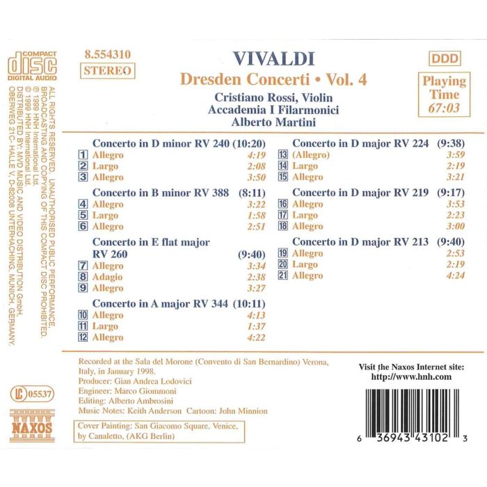 VIVALDI: Dresden Concerti vol. 4 - slide-1