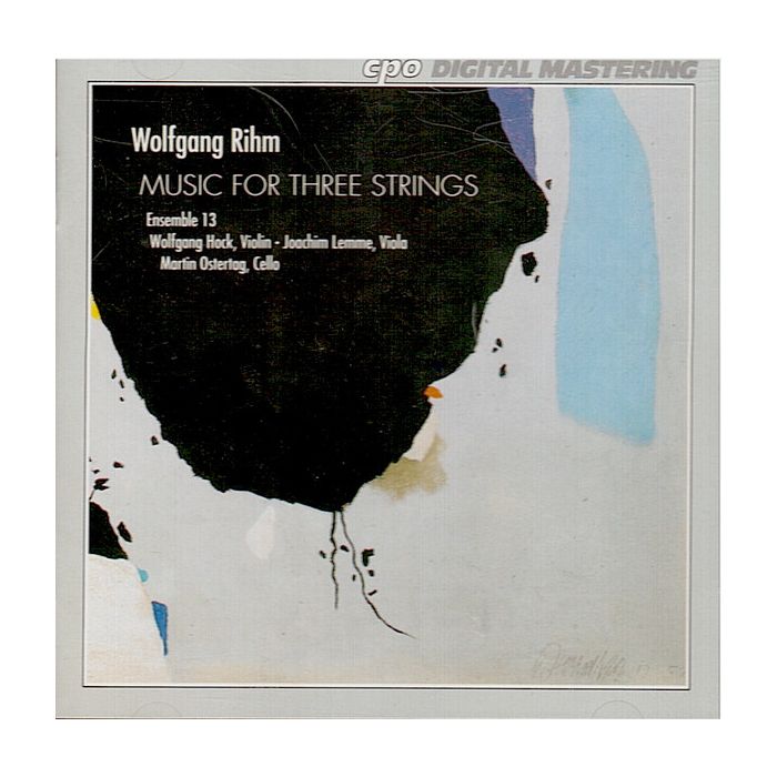 RIHM: Music for Three Strings