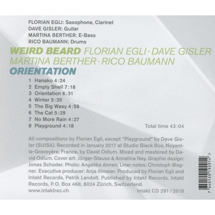 Egli/ Gisler/ Berther/ Baumann/ WEIRD BEARD: Orientation - slide-1