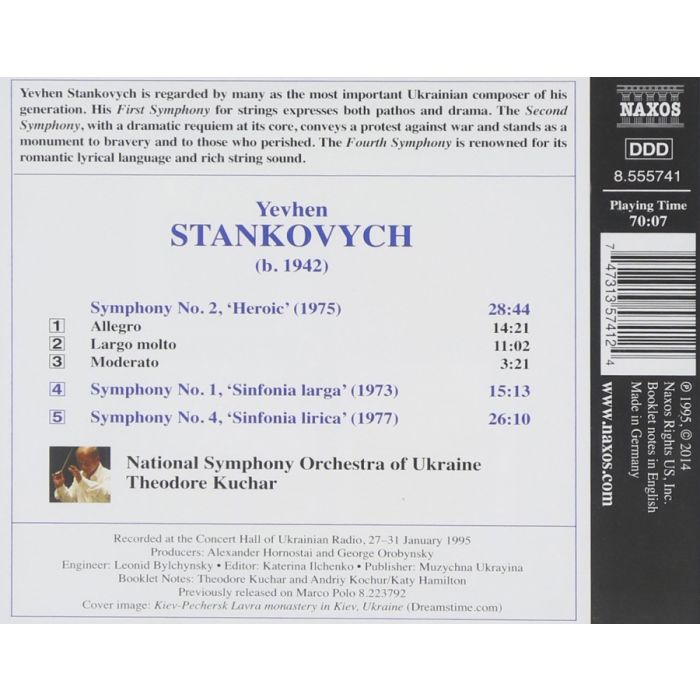 Stankovych: Symphonies Nos. 1, 2 and 4 - slide-1