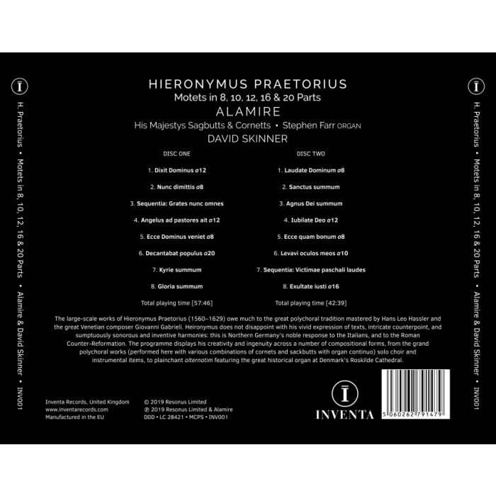 Praetorius: Motets in 8, 10, 12, 16 & 20 Parts - slide-1