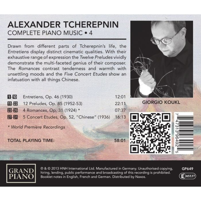Tcherepnin: Complete Piano Music Vol. 4 - slide-1