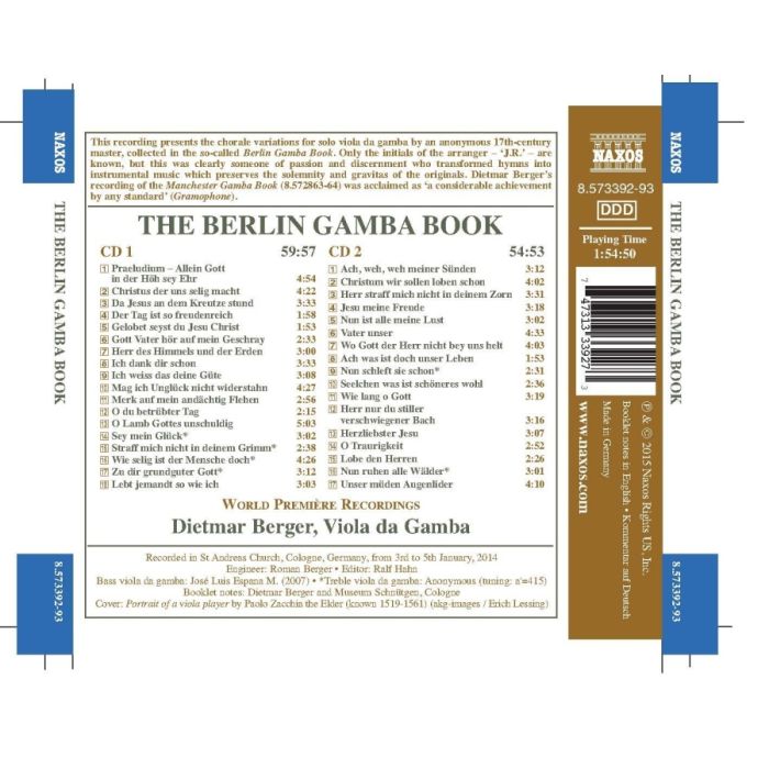The Berlin Gamba Book: Chorale Variations - slide-1