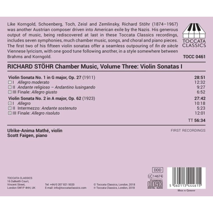 Stöhr: Chamber Music Vol. 3 - slide-1