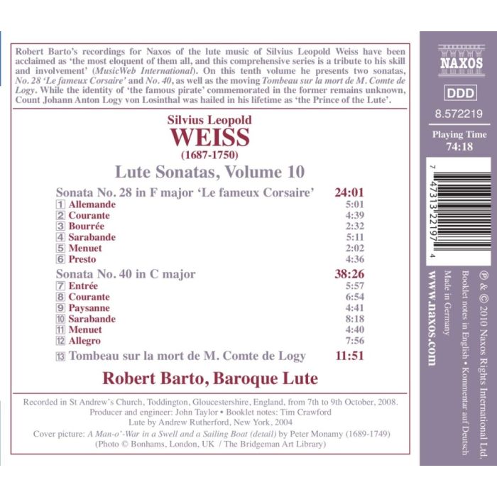 Lute Sonatas Vol. 10 - slide-1