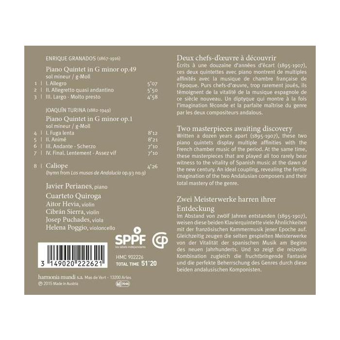 Granados & Turina: Piano Quintets - slide-1