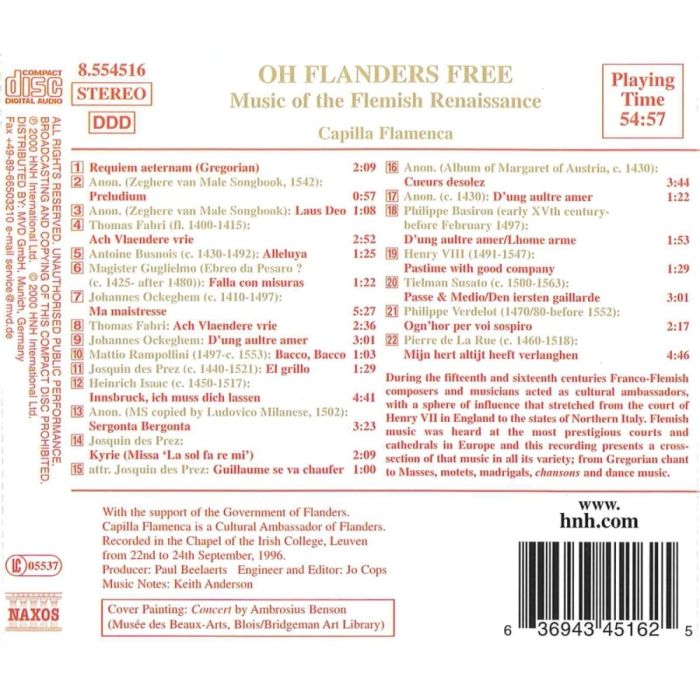 Oh Flanders Free: Music of the Flemish Renaissance - slide-1