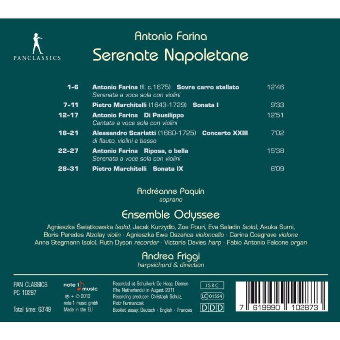 Farina: Serenate Napoletane - Farina, Marchitelli, Scarlatti - slide-1