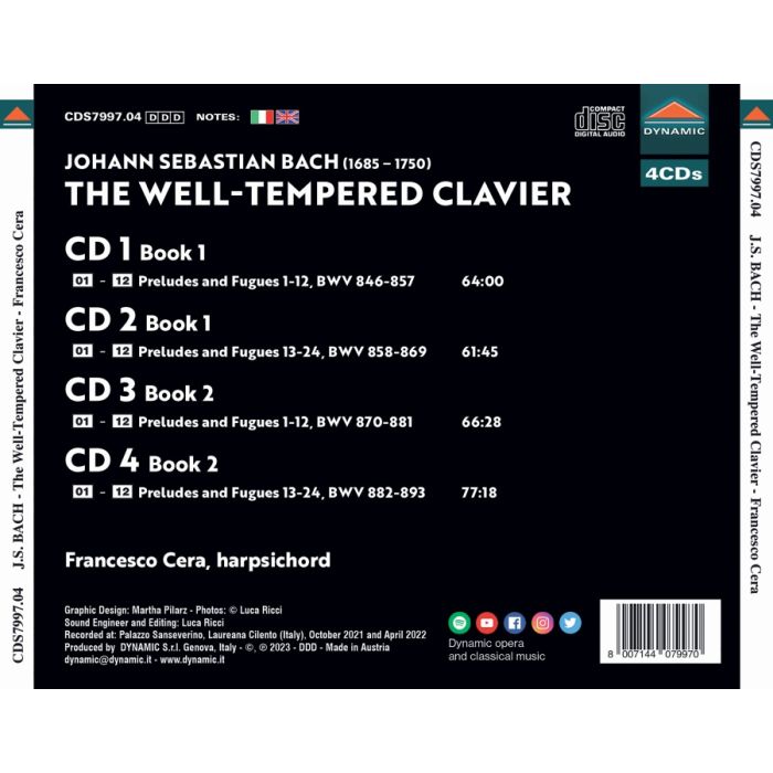 Bach: The Well-Tempered Clavier BWV846-893 - slide-1