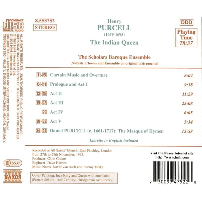 PURCELL: The Indian Queen - slide-1