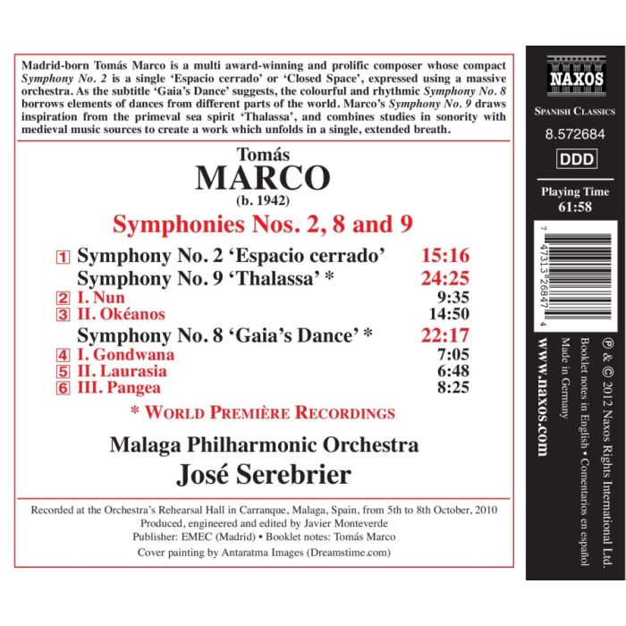 MARCO: Symphonies Nos. 2, 8 and 9 - slide-1