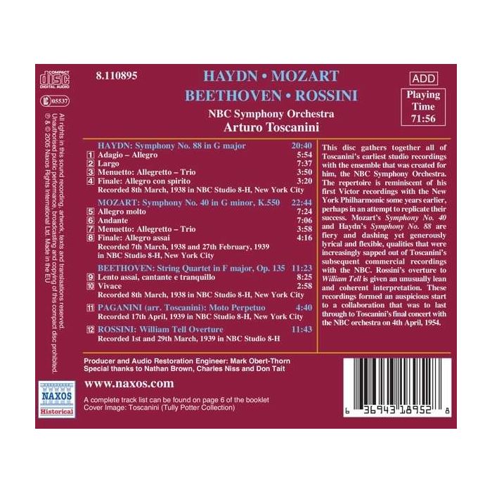 Haydn: Symphony No 88 / Mozart: Symphony No 40 - slide-1
