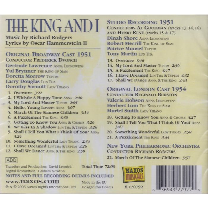 Richard Rodgers: Musical: The King And I - slide-1