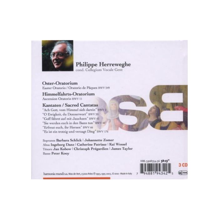 Bach: Oratorios - Oster-Oratorium, Himmelfahrts-Oratorium, Cantatas BWV 2, 20, 43, 44, 66 & 176 - slide-1
