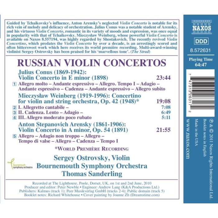Russian Violin Concertos - slide-1