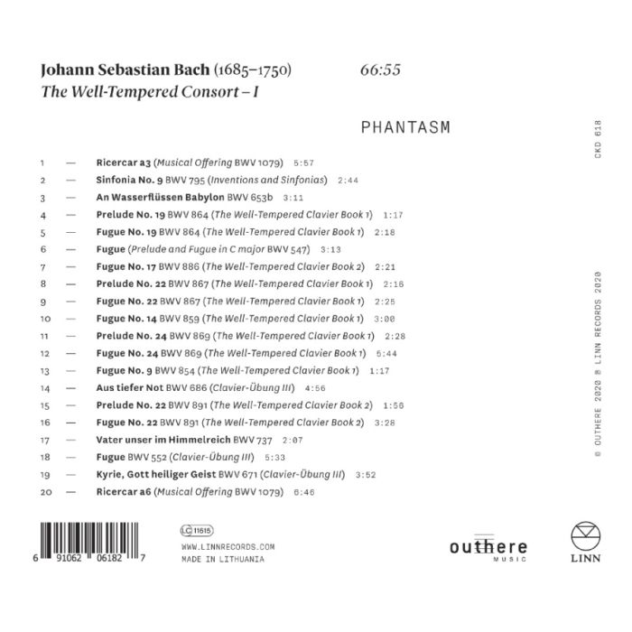 Bach: The Well-Tempered Consort - I - slide-1