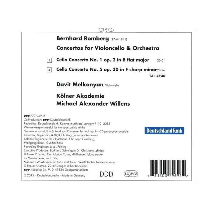 Romberg: Cello Concertos Nos. 1 & 5 - slide-1