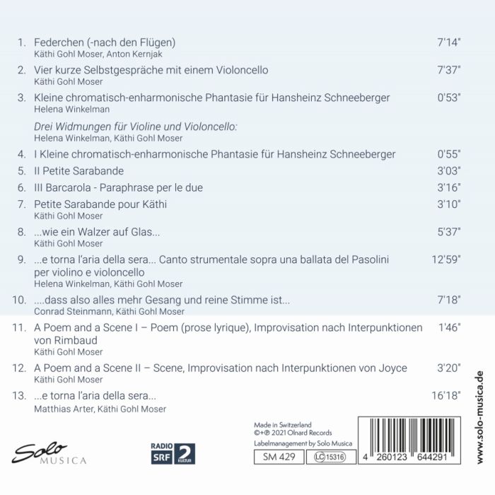 Moser: Violoncello solo e in duo - slide-1