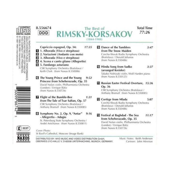 THE BEST OF RIMSKY-KORSAKOV - slide-1