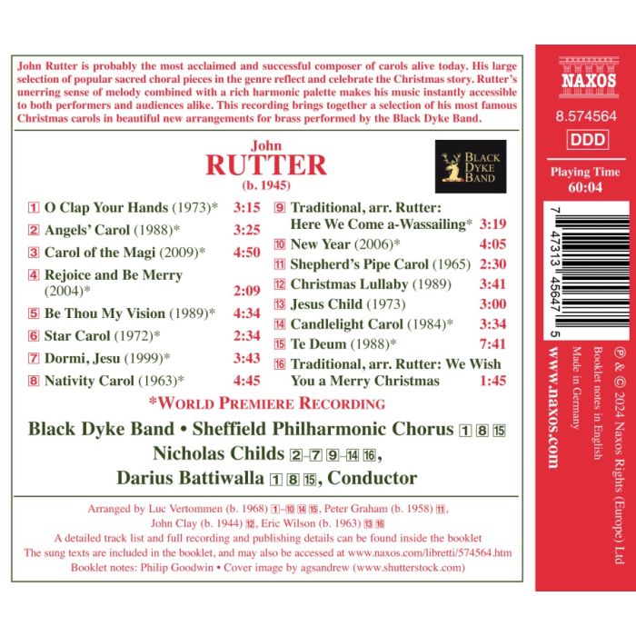 Rutter: Brass at Christmas - slide-1