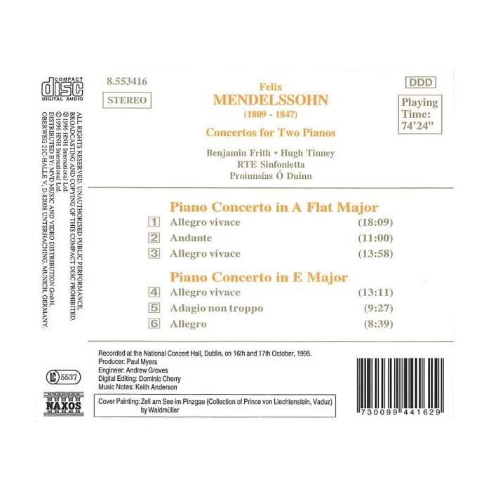MENDELSSOHN: Concertos for Two Pianos - slide-1