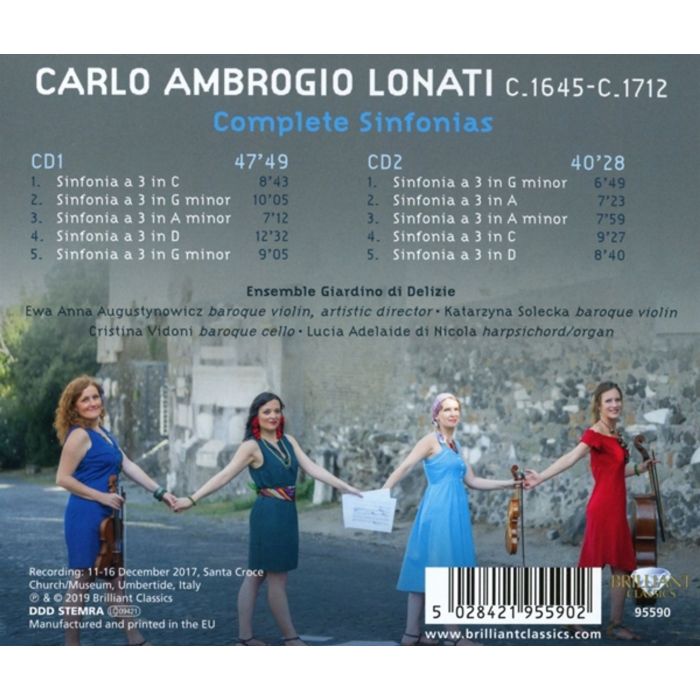 Lonati: Complete Sinfonias (Trio Sonatas) - slide-2