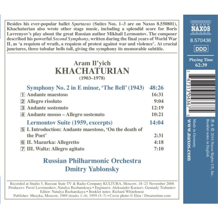 Khachaturian: Symphony No. 2 ‘The Bell’ Lermontov Suite - slide-1
