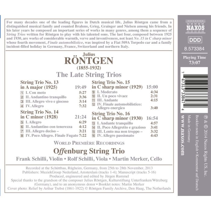 Röntgen: The Late String Trios - slide-1