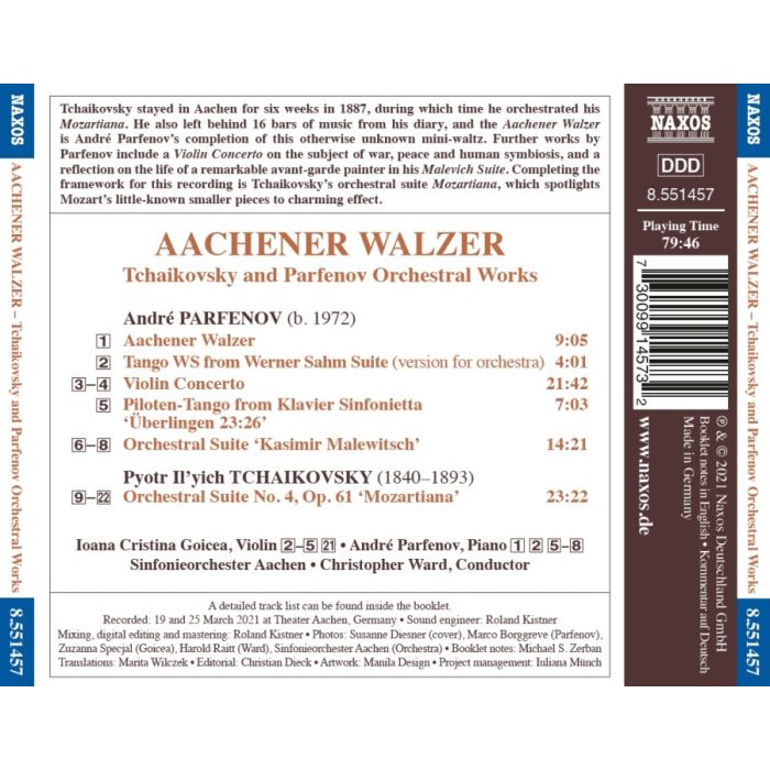 Aachener Walzer - Tchaikovsky and Parfenov Orchestral Works - slide-1