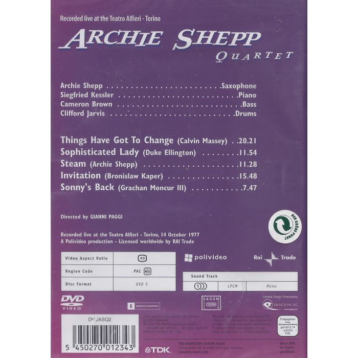 ARCHIE SHEPP QUARTET, PART 2 - slide-1