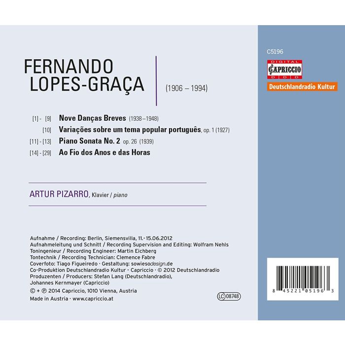Lopes-Graça: Nove Danças Breves,  Piano Sonata No. 2 - slide-1
