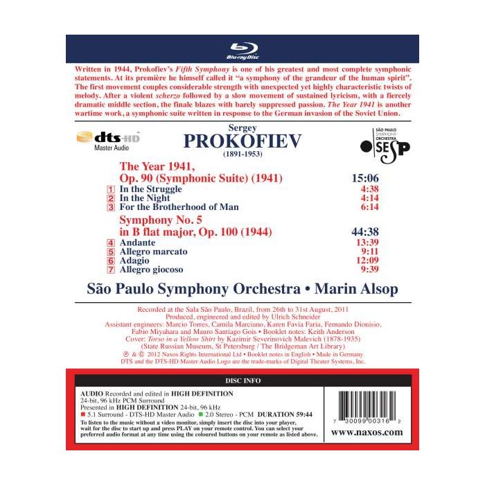 PROKOFIEV: Symphony No. 5 - slide-1