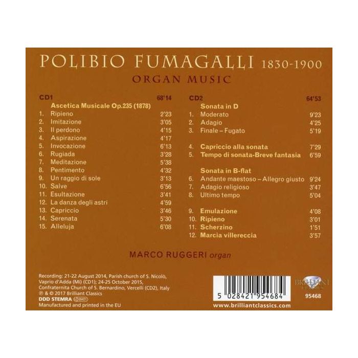 Fumagalli: Organ Music - slide-1