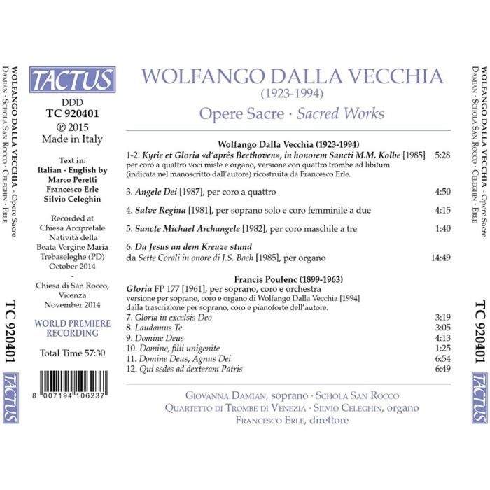 Dalla Vecchia: Sacred Works - slide-1