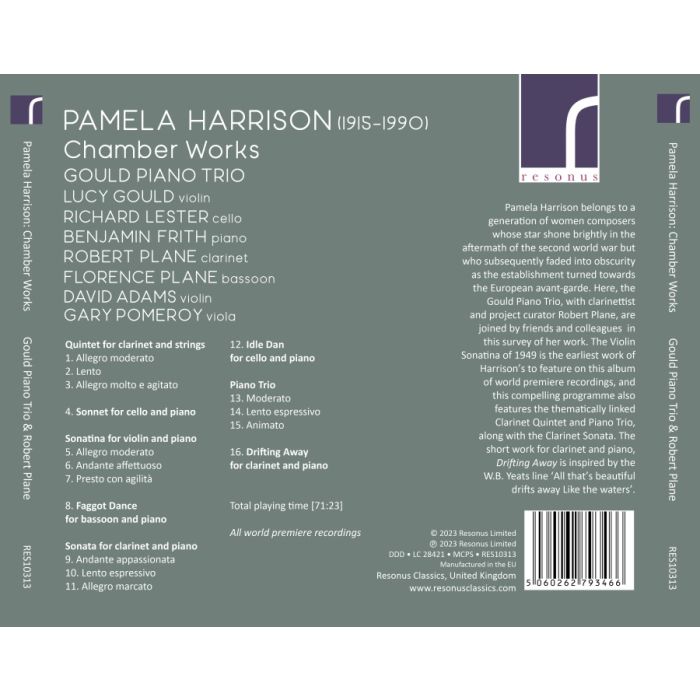 Pamela Harrison: Chamber Works - slide-1