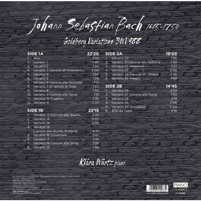 Bach: Goldberg Variations BWV988 (LP) - slide-1
