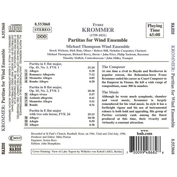 Krommer: Partitas for Wind Ensamble - slide-1