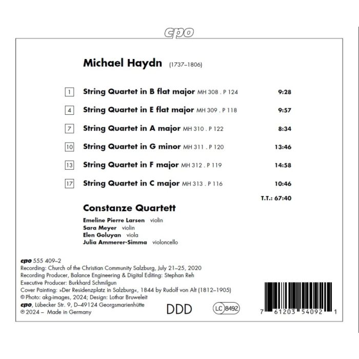 Michael Haydn: Six String Quartets - slide-1