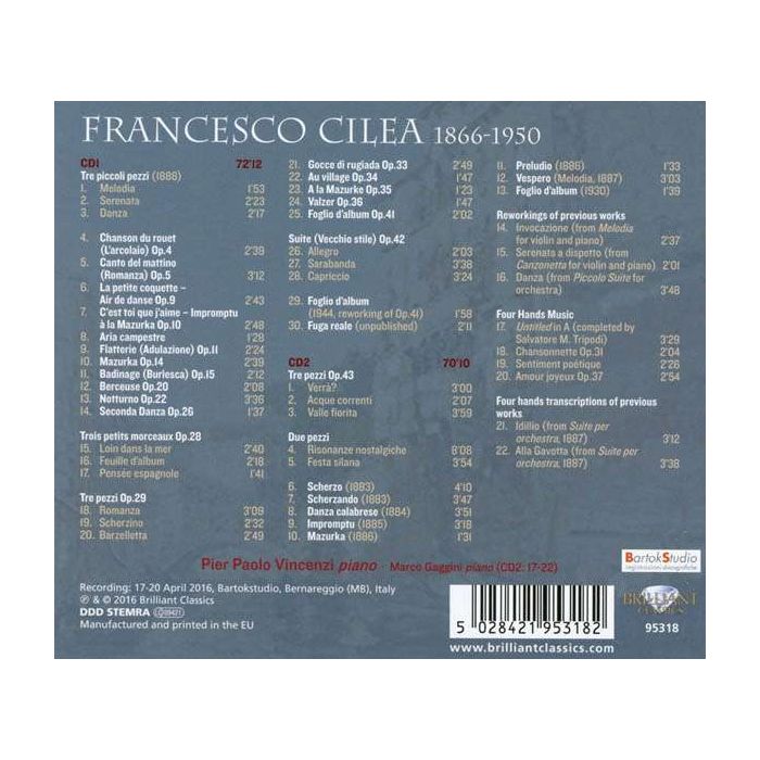 Cilea: Complete Piano Music - slide-1