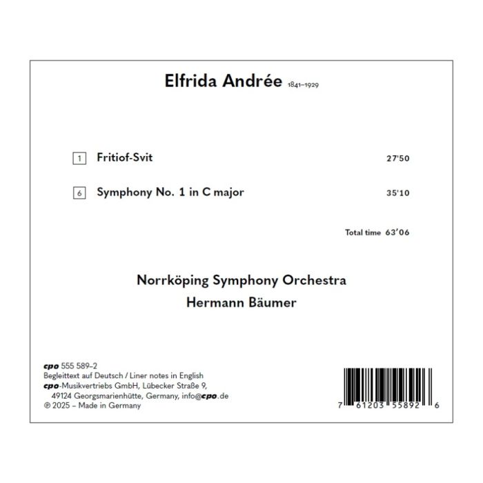 Andrée: Symphony No. 1; Fritiof Suite - slide-1