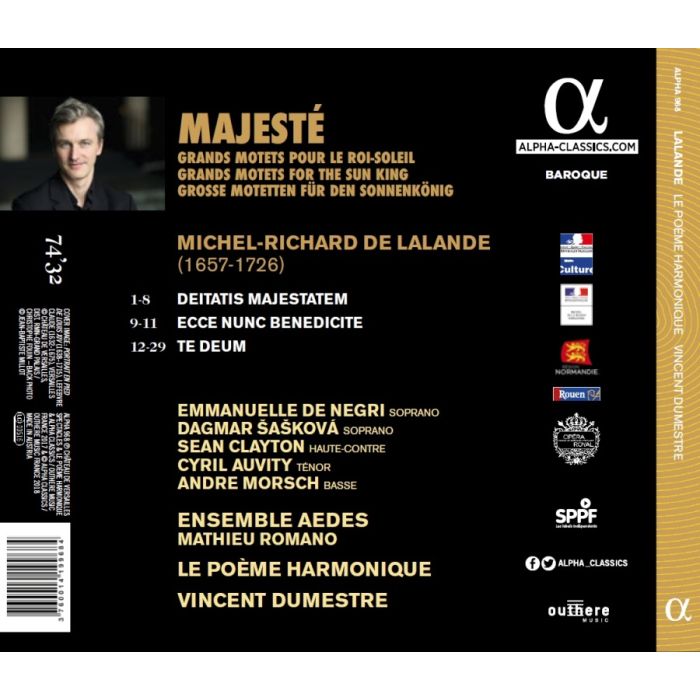Majesté - Lalande: Grands motets pour le Roi-Soleil - slide-1