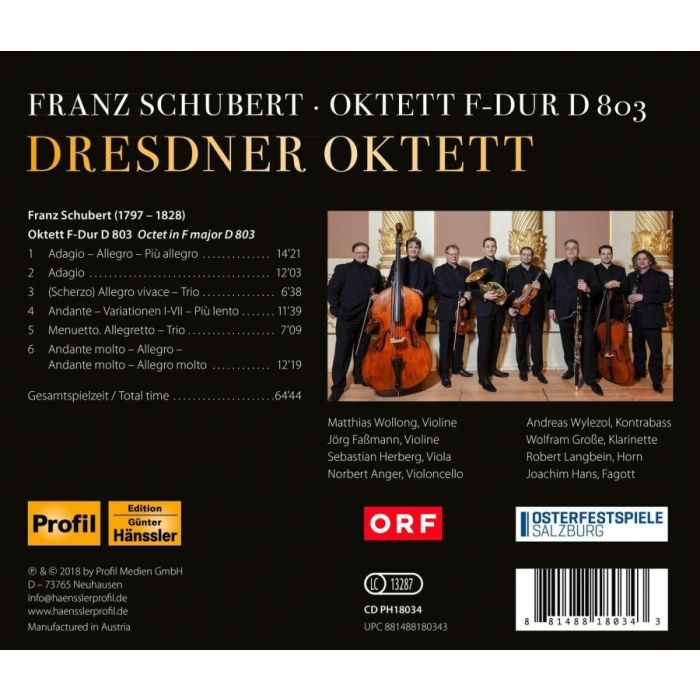 Schubert: Octet in F Major D 803 - slide-1