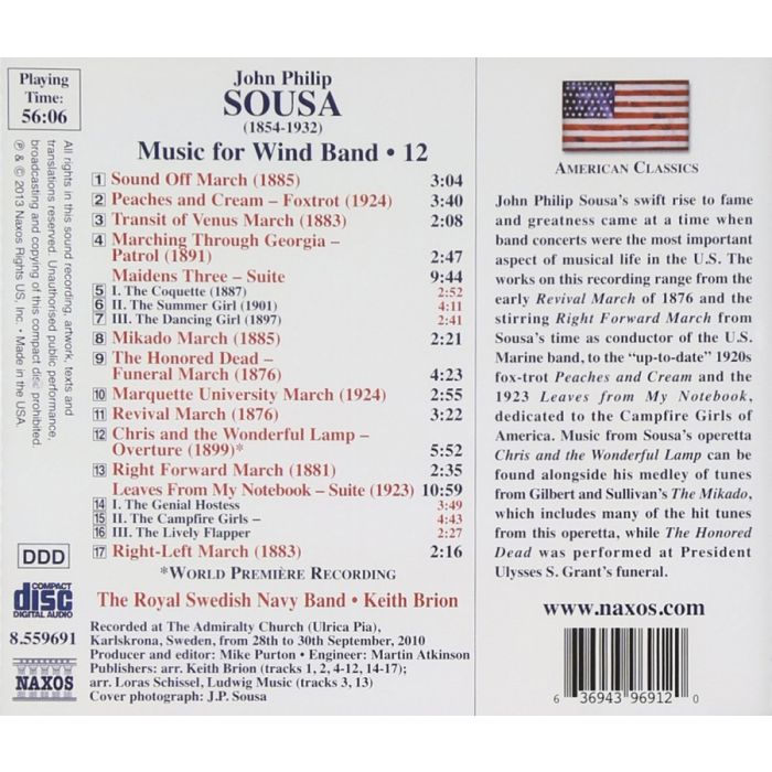 Sousa: Music for Wind Band Vol. 12 - slide-1