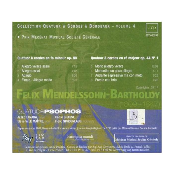 Mendelssohn: Quatuors op. 80 & op. 44 - slide-1