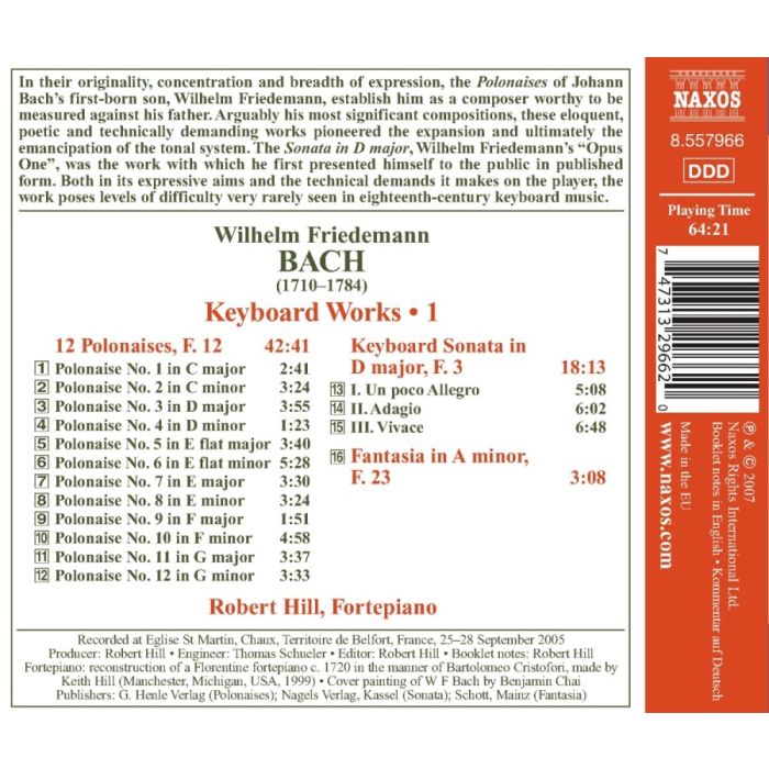 BACH WF: Keyboard Works Vol. 1 - slide-1