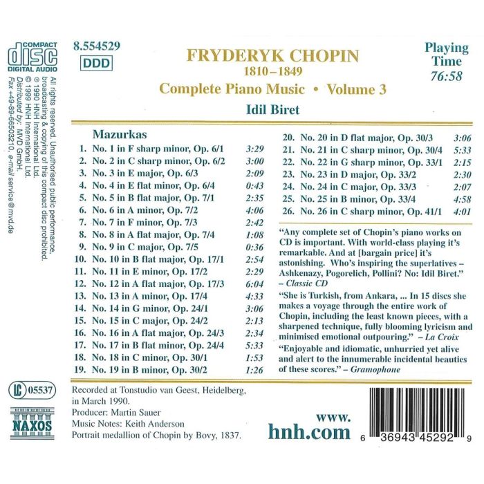 CHOPIN: Mazurkas vol. 1 - slide-1