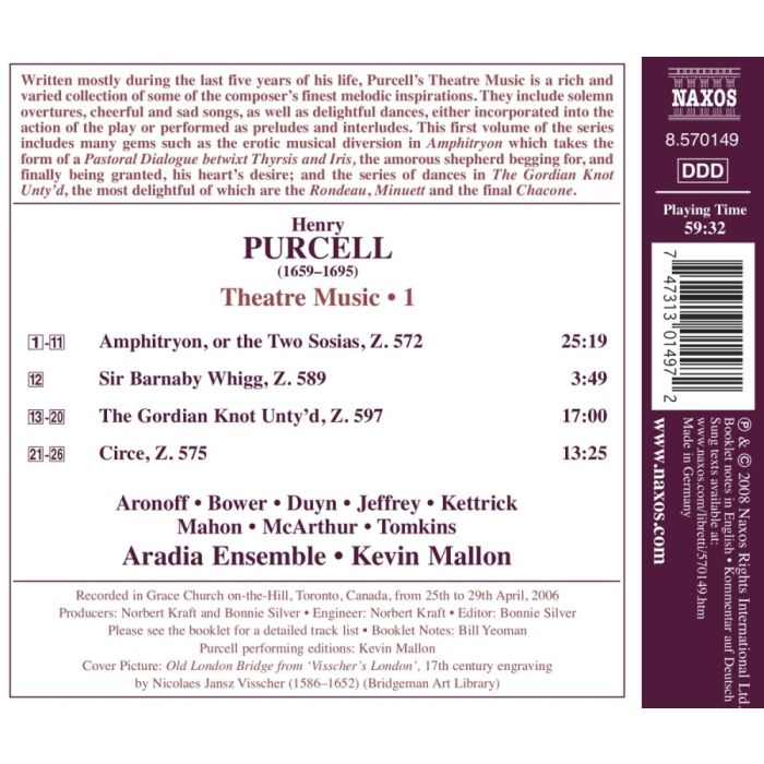 Purcell Theatre Music Vol. 1 - slide-1